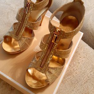 Michael Kors Gold Glitter Shoe